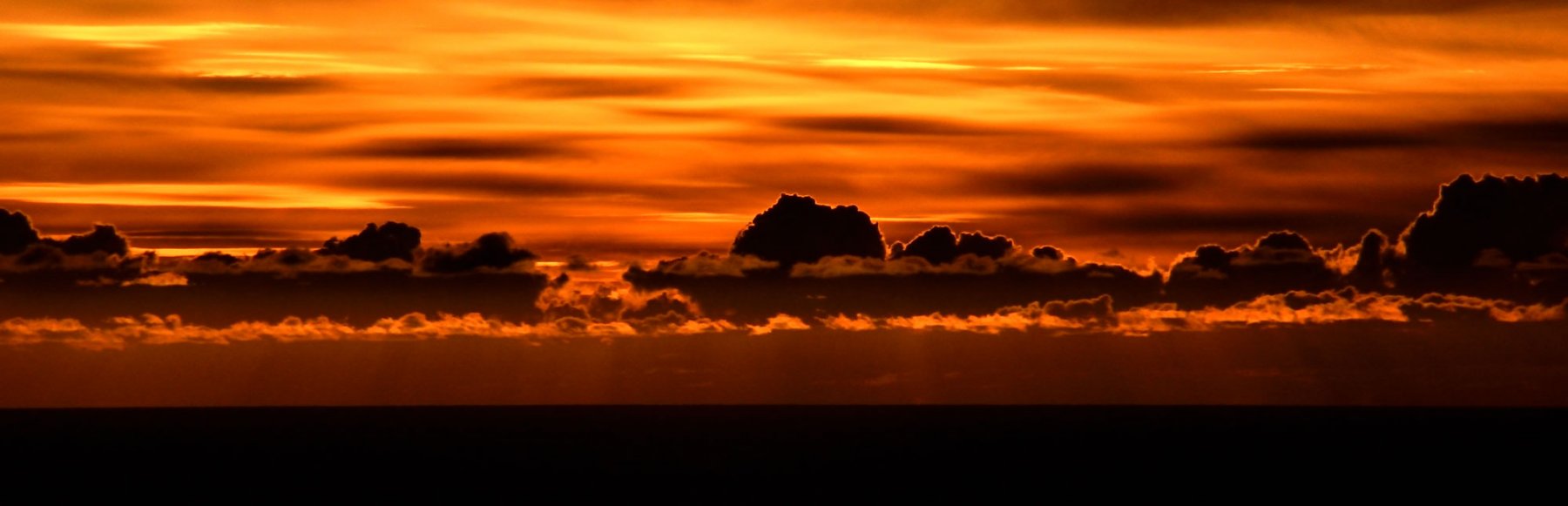 Sunset over the Irish Sea