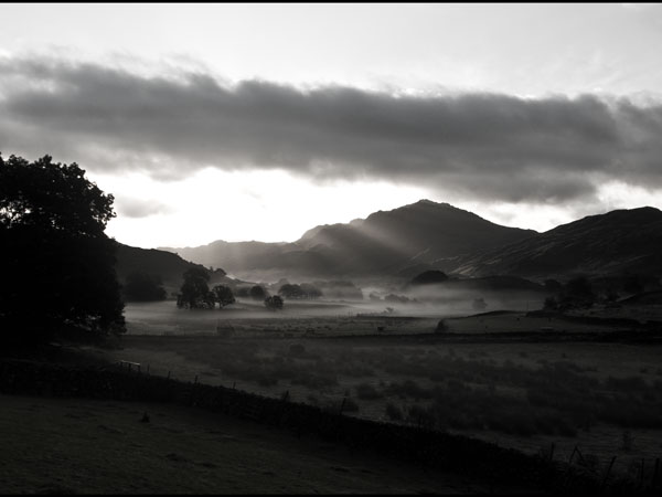 Sunrise over Harter Fell