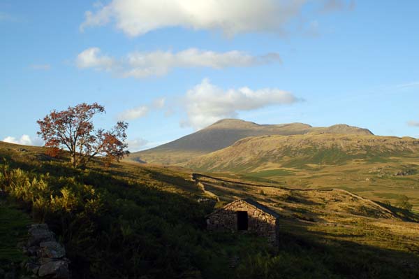 Scafell from peat Huts